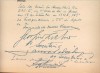 Assinatura de Juscelino Kubitsheck e de outros constituintes no texto da Constituição promuldaga em 18 de setembro de 1946. Extraído de edição fac-símile da Constituição Federal de 1946. Biblioteca FGV.