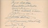 Assinatura de Juscelino Kubitsheck e de outros constituintes no texto da Constituição promuldaga em 18 de setembro de 1946. Extraído de edição fac-símile da Constituição Federal de 1946. Biblioteca FGV.