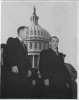 Encontro entre Juscelino Kubitsheck e Zeake Johnson Jr., da Câmara de Representantes norte-americana. Washington (EUA), 1956. Arquivo Público do Estado de São Paulo/Última Hora.