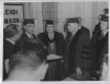 Juscelino Kubitsheck recebe o título Doctor of Laws em New Jersey (EUA). 14 de janeiro de 1956. Arquivo Público do estado de São Paulo/Última Hora.