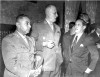 Odylio Denys (ao centro), Augusto do Amaral Peixoto (à dir.) e Justino Bastos (à esq.). Rio de Janeiro, entre 1954 e 1960. FGV/CPDOC, Arq. Augusto do Amaral Peixoto.